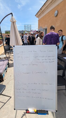 TLDR: discussing where data lives, open to any validators, community